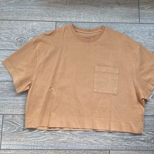 Athleta thick tee crop